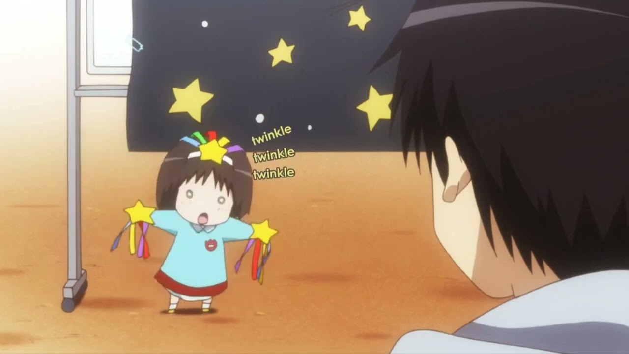 Tsucchi , Look a shooting star !! ,,,   Hanamaru Kindergarten 2010 Episode 4