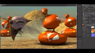 Unity 3d - Realtime shader and Animation test
