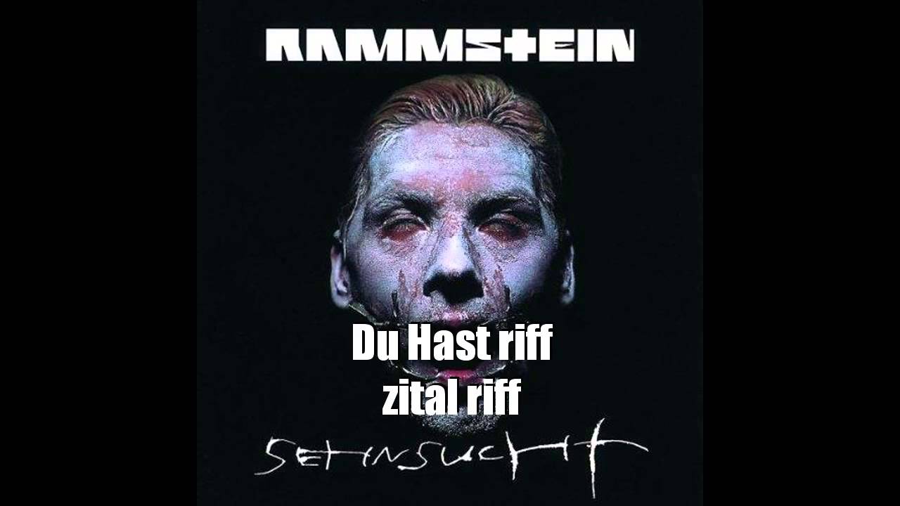 Rammstein Du hast intro + riff loop YouTube Rammstein Du hast intro + riff loop YouTube