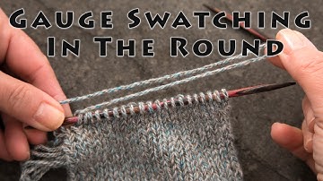 #KnitTip: Gauge Swatching in the Round