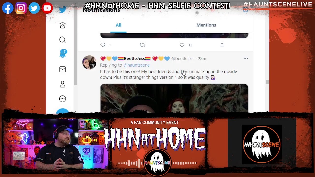 HauntScene's #HHNatHOME Selfie Contest IS LIVE NOW!