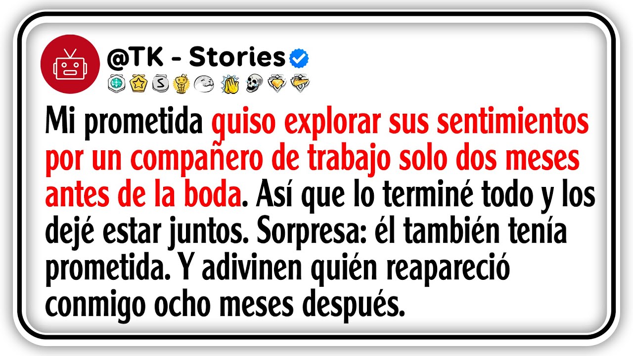 Mi prometida quiso explorar sus sentimientos por un compañero de trabajo solo dos meses antes de...