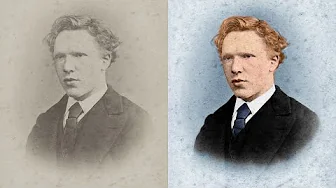 Rare Photo of Vincent Van Gogh Brought to Life Through Colorization