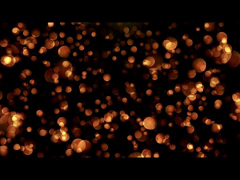 Orange Bokeh Particles, Lens Bokeh Overlay - Motion background for edits-Free Video Background Loops