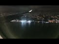 Landing at Night, TZX, BBN Airlines Operated Ajet Flight, Istanbul Sabiha Gökçen to Trabzon Airport