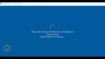 Recover using System Restore on Windows 10