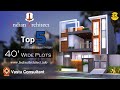 Top 5 Best Modern House Designs (40' Wide Plot ) #indianarchitect