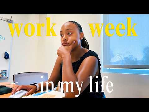 work week in my life | first week at my new job + getting back into my routine 👩🏾💻