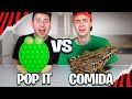 COMIDA DE POP IT VS COMIDA DE VERDADE PARTE 2 - Desafio