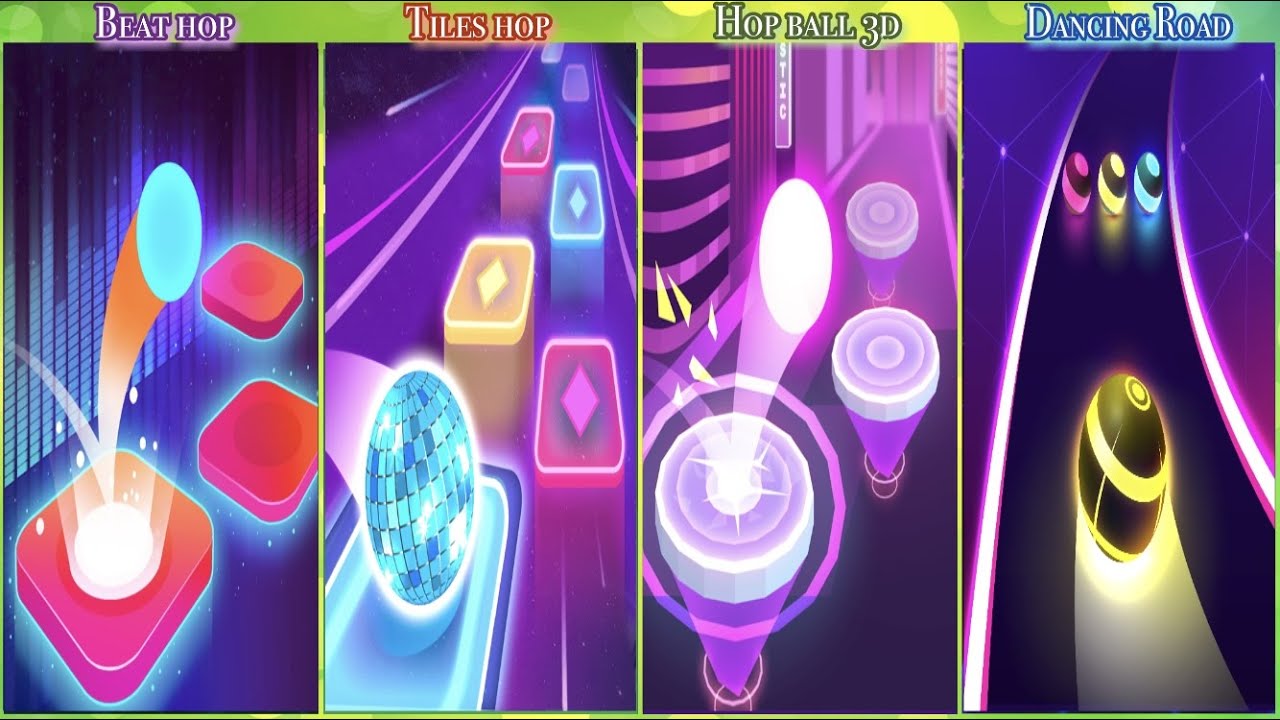 Tiles hop Faded Dancing Road How you like that| Hop ball 3d Don't let me Down| Beat hop Bad romance