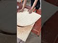 Woodworking precision sliding table saw cutting circle #Woodworking decoration