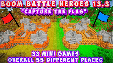 My 33rd Mini Game in Minecraft Called "Capture The Flag"(How to Play This Game)