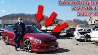 Красная И Турбо Обзор Nissan Stagea 250Trsfourv Leks-Auto 385