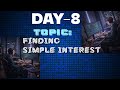 "Finding Simple Intrest In C In Telugu" DAY-8 of problem solving in C