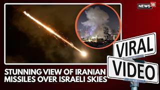 Stunning Footage: Iranian Missiles Soar Over Israeli Skies | US-Israel Vs Iran War News | N18G