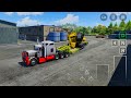 Truck 🚛 Simulator Big Rigs | Game play Truck Load JCB Portland Salem Real drive Truck Game