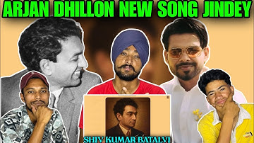REACTION ON JINDEY (OFFICIAL VIDEO) ARJAN DHILLON | MXRCI | SHIV KUMAR BATALVI