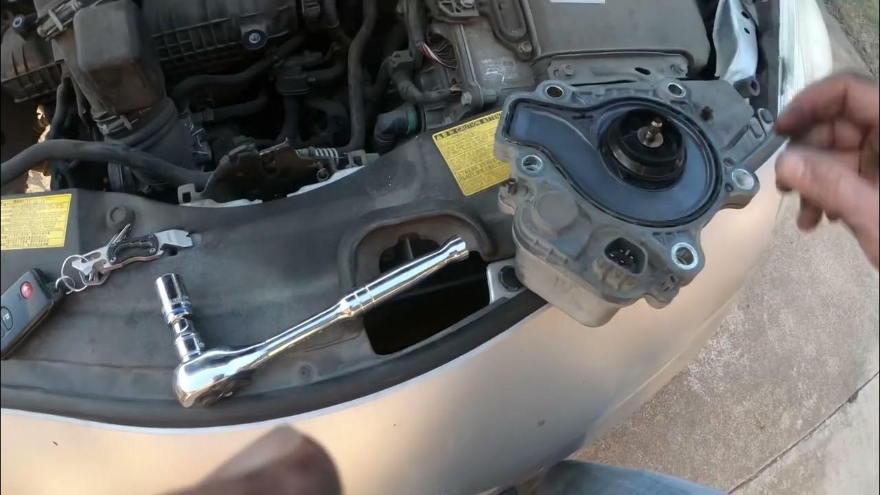 Water pump replacement Toyota Prius - YouTube