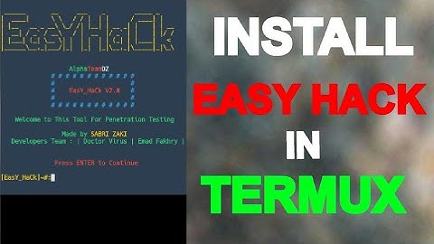 How to install Easy_hack in Termux 2022 || Ethical hacking course || Extra big tech