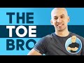 EVER HEARD OF A "HURT FOOT TOTAL BODY WORKOUT"?! *CAROLINE JORDAN PUTS TOEBRO THROUGH HOME WORKOUT**