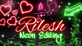Neon Text Logo Editing | With only Pixellab | Red Neon Glow Text | Neon Logo Editing🔥🔥 screenshot 4