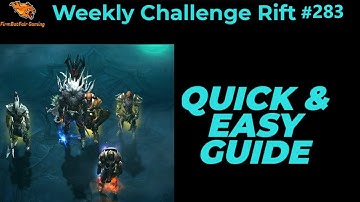 Diablo 3: NA Challenge Rift #283 - Quick & Easy Guide - Maps & Everything you need for a quick time!