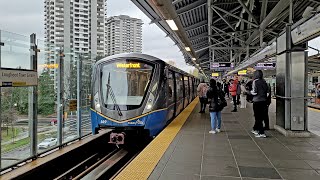 4K Riding Vancouver SkyTrain | Expo Line from New Westminster to Burnaby  Lougheed Town Centre 2021