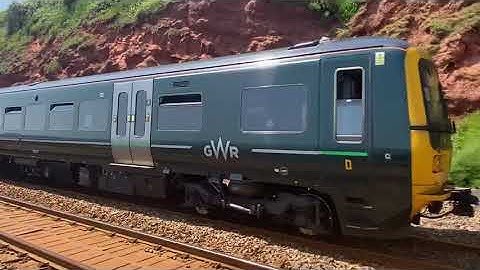 Class 166 Networker Turbo | 166217 | Great Western Railway - GWR | Dawlish | 17/07/21
