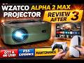 Wzatco Alpha 2 Max Projector Review After 3 Years - OTT &amp; 4K UHD Movie, PS5 Experience &amp; Maintenance