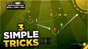 3 Simple Attacking Tricks to Use & Become Better Players on FIFA 17 - HOW TO CREATE GOAL CHANCES