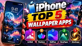 🔥 TOP 5 iPhone Wallpaper Apps 2026 📱✨ | Best Aesthetic & 4K Wallpapers for iPhone #Apps screenshot 3