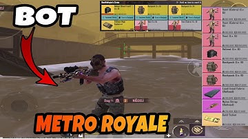I am BOT - I SHOT ALL ENEMIES  - PUBG METRO ROYALE CHAPTER 24