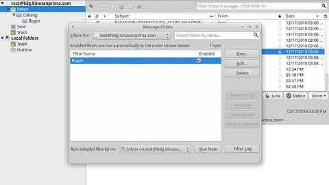 Fix Error Email - How to Make a Message Filters Based on Subject in Thunderbird Mail
