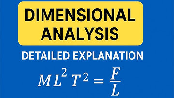 Dimensional Analysis Explained with Solved Examples | Physics Made Easy for Beginners