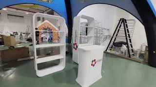 Portable Trade Show Rach Shelves Displays for Pop up Floors Retails Events