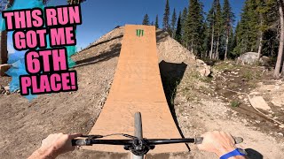 I GOT 6TH PLACE  THE GNARLIEST MTB SLOPESTYLE COURSE EVER!