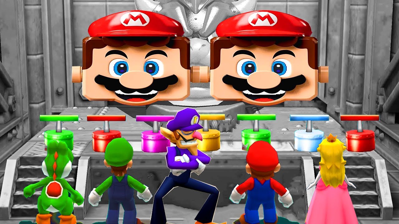 Mario Party The Top 100 - Challenges Minigame - Waluigi vs His Friends