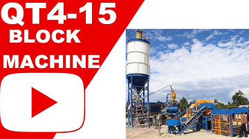 QT4-15 automatic hydraulic block making machine Uganda, color paver brick making machine in Kampala