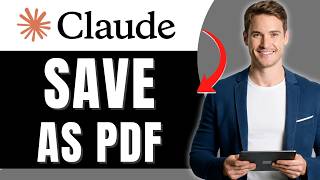 How to Save Chat as PDF in Claude AI | Keep a Copy | Easily 2026
