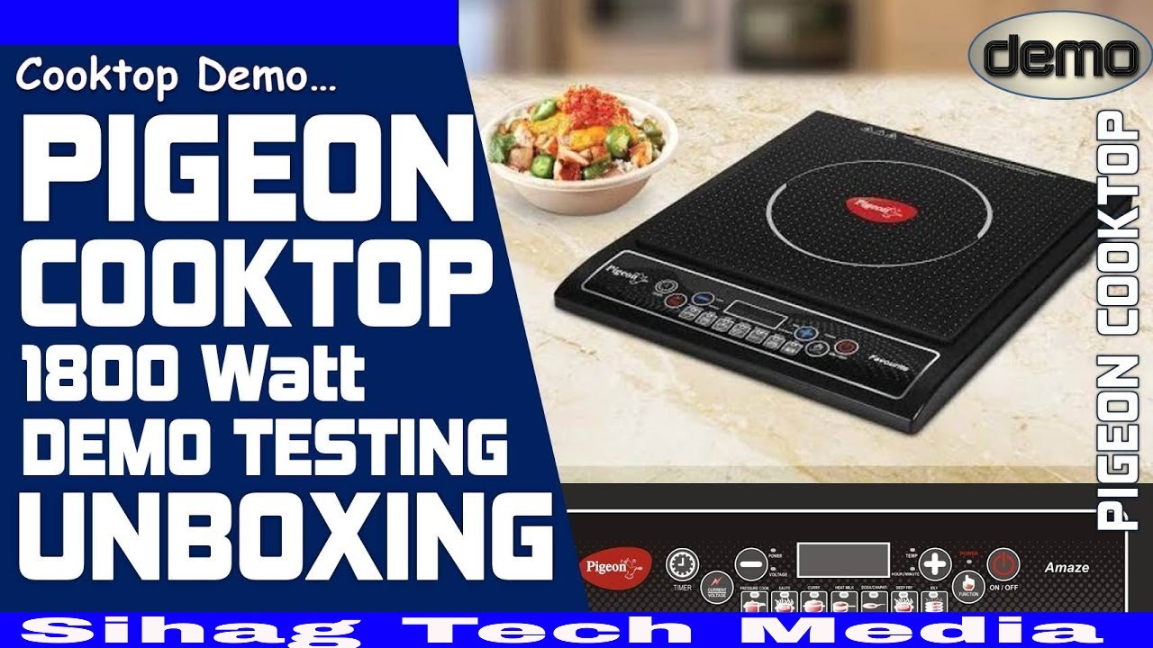 Pigeon Cruise 1800 Watt Induction Cooktop Review And Unboxing
