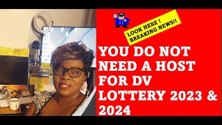 YOU DO NOT NEED A HOST WHEN APPLYING FOR DV LOTTERY 2023 & 2024 screenshot 5