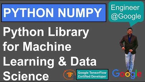 Python NumPy | Python Library for Machine Learning and Data Science | AL & ML Programming | Python