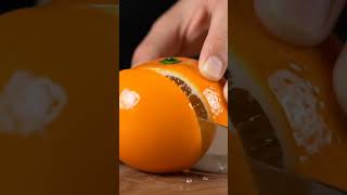 Cutting Glass Fruits Orange 🍊 #asmr #aiasmr #shorts #relaxing