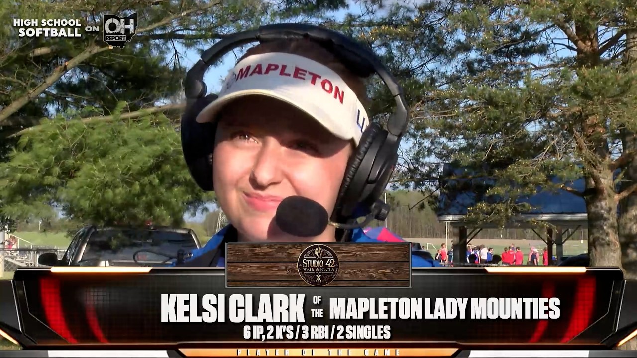 MVP: Mapleton's Kelsi Clark vs Western Reserve