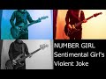 NUMBER GIRL(ナンバーガール) - Sentimental Girl&#39;s Violent Joke  ギター  ベース弾いてみた