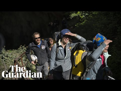 Volunteers emerge from 40-day cave isolation experiment: 'Like pressing pause'