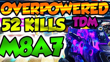 COD BO3 OVERPOWERED M8A7! BEST M8A7 CLASS SETUP! 52 KILLS ON TDM!