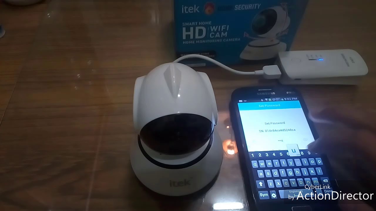 itek home network wifi camera setup