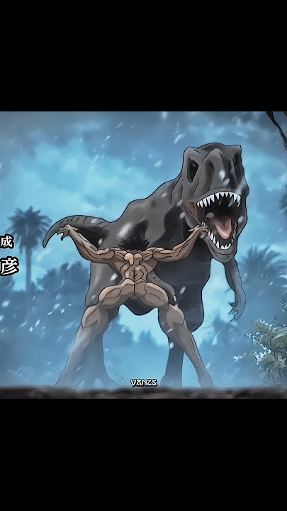 Pickle playing with his food🦖 || Baki Hanma Season 2 #bakihanma #pickle #yujirohanma #anime #gym