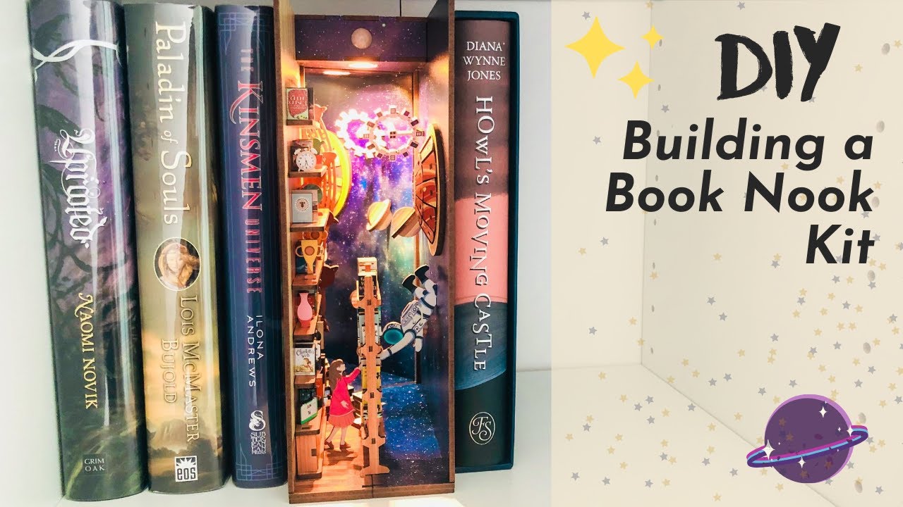 I made this magical world inside my bookshelf (a book nook!) 